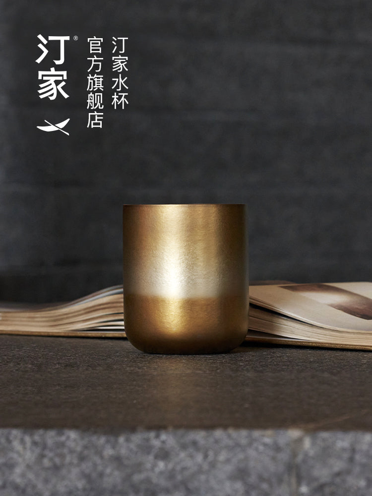 TINGHOME Dew Cup – Sand Design, Elegant Ceramic Tea Cup, Soft Beige Color, Ideal for Relaxing Tea Moments