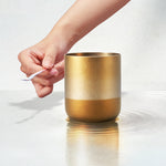 TINGHOME Dew Cup – Sand Design, Elegant Ceramic Tea Cup, Soft Beige Color, Ideal for Relaxing Tea Moments