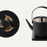 Teawith Kettle · Three-hare · Charcoal Black