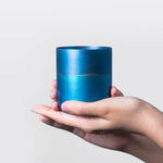 TINGHOME Dew Cup – Seascapes Design, Elegant Ceramic Tea Cup, Soft Ocean-Inspired Colors for a Tranquil Tea Experience