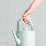 TINGHOME Teawith Kettle – Celeste Design, Soft Blue Ceramic, Ergonomic Handle, Ideal for Tea Lovers and Elegant Tea Time Moments
