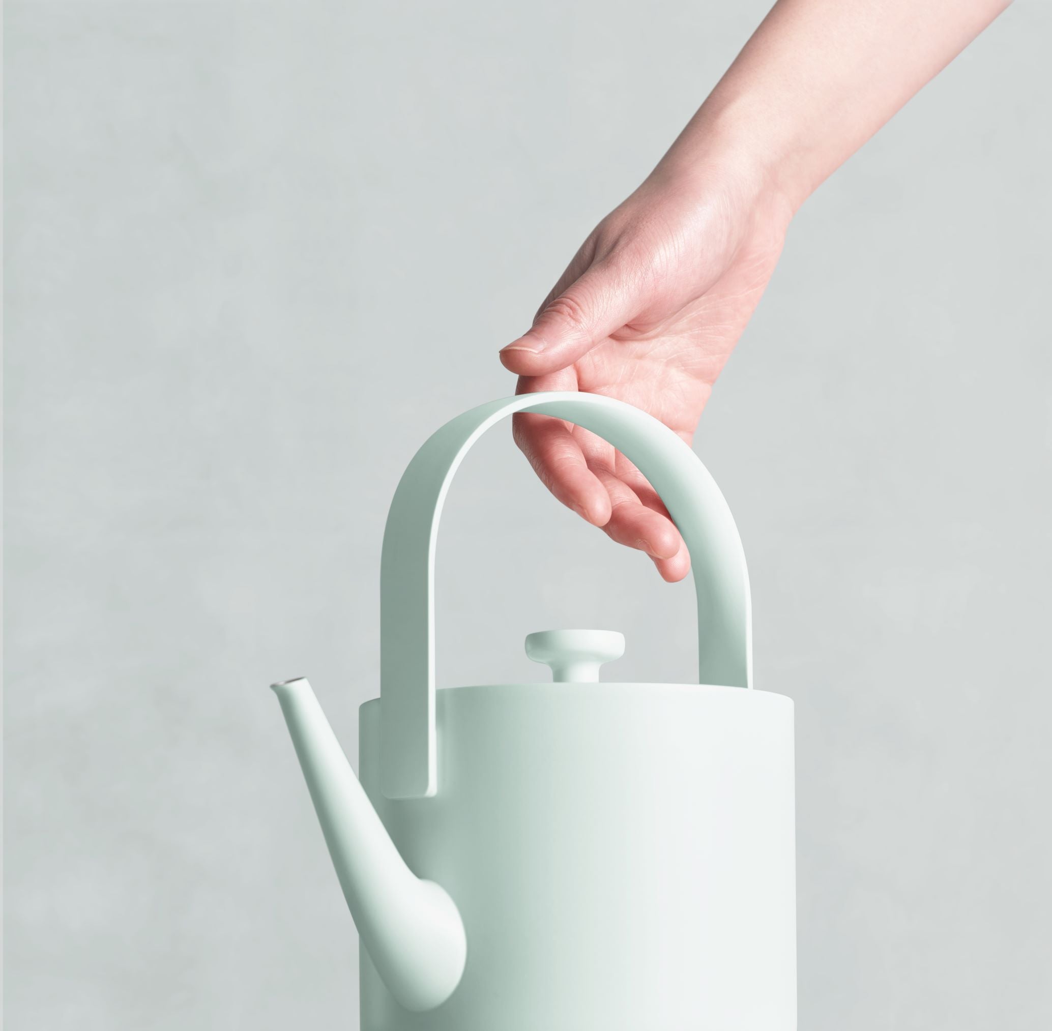 TINGHOME Teawith Kettle – Celeste Design, Soft Blue Ceramic, Ergonomic Handle, Ideal for Tea Lovers and Elegant Tea Time Moments