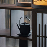 TINGHOME Teawith Kettle – Charcoal Ceramic, Sleek Design with Ergonomic Handle, Ideal for Modern Tea Enthusiasts