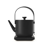 TINGHOME Teawith Kettle – Charcoal Ceramic, Sleek Design with Ergonomic Handle, Ideal for Modern Tea Enthusiasts